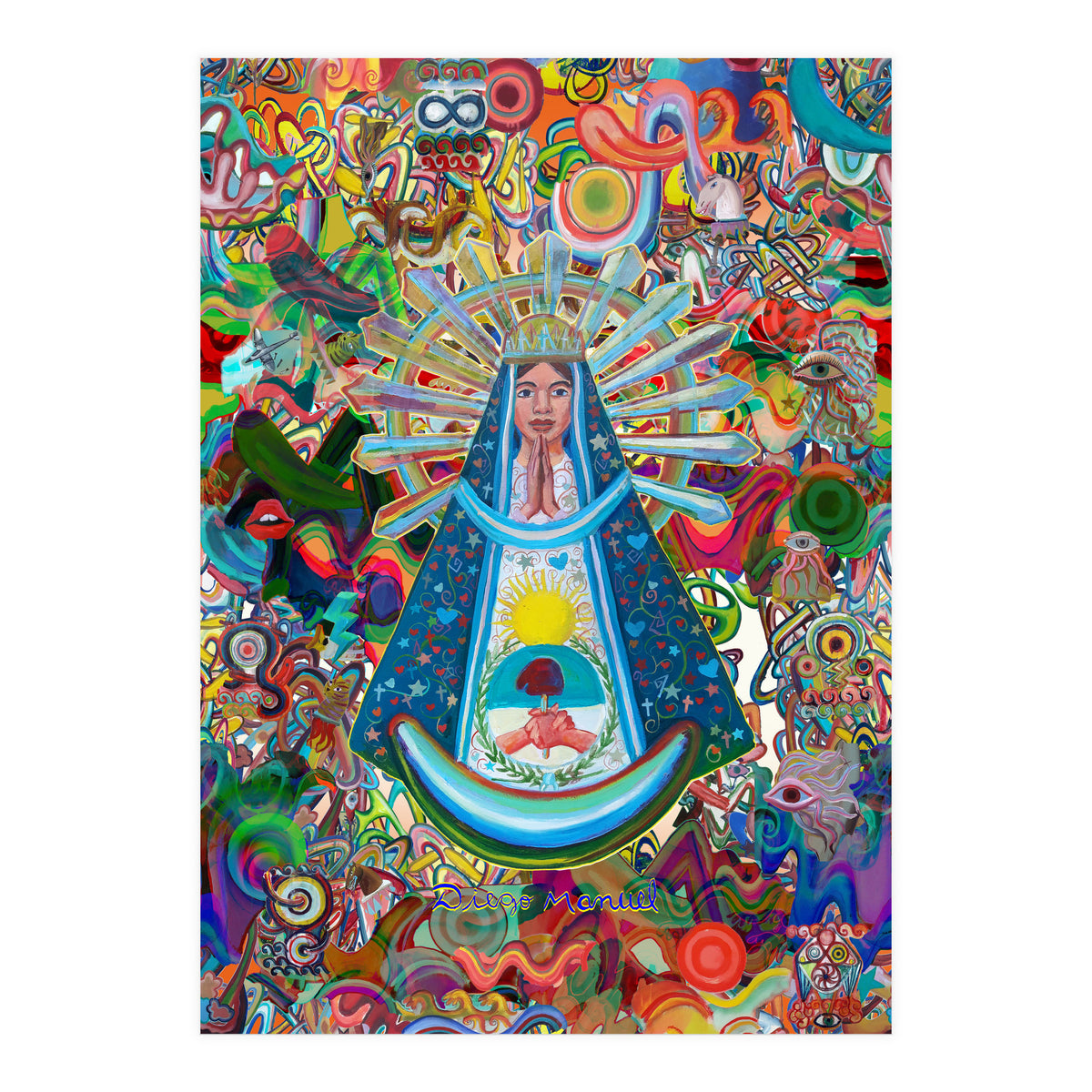 Virgen Y Graffiti 29 (Print Only)