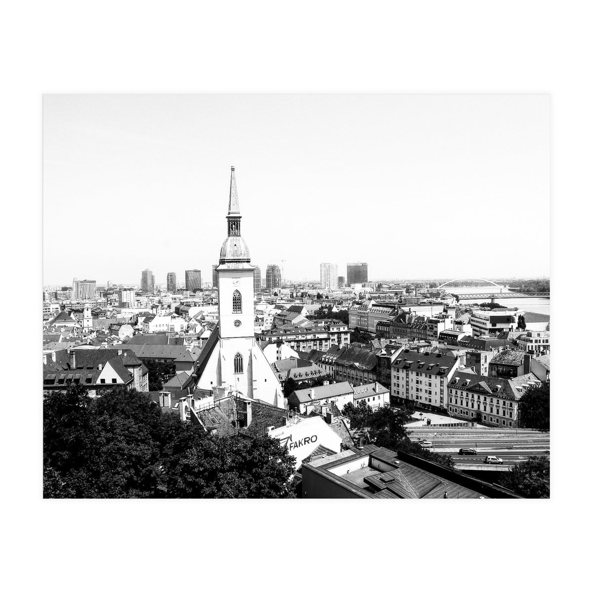 Bratislava Skyline  (Print Only)