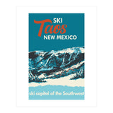 Ski Taos New Mexico vintage poster (Print Only) thumbnail