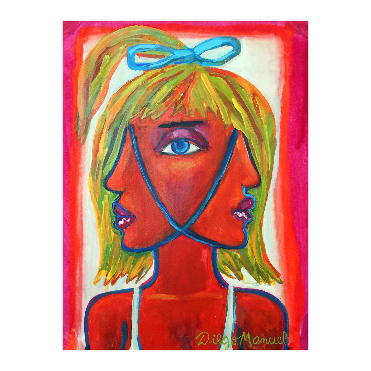 Cabeza De Mujer 9 (Print Only)