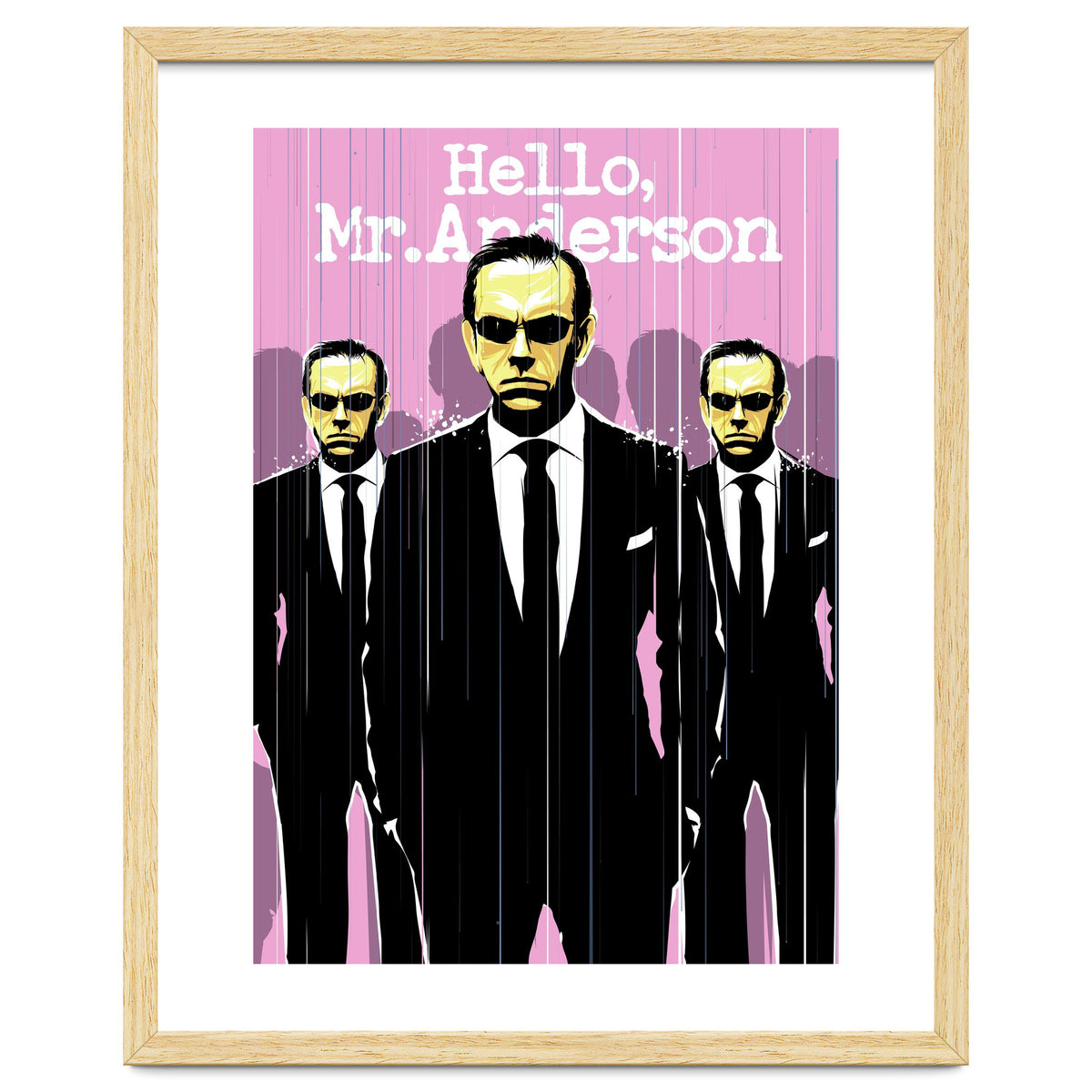 Hello Mr Anderson Matrix movie poster