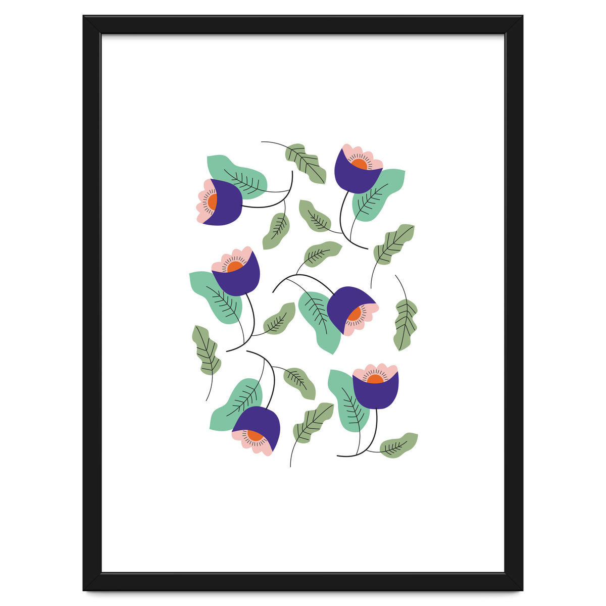 Shine And Rise Flowers Rgb