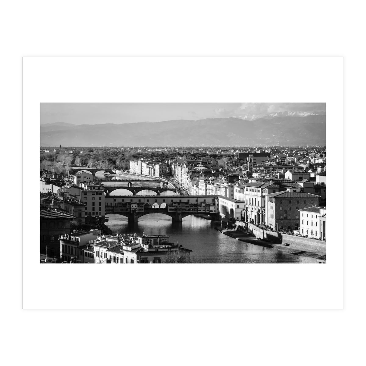 Italy in BW: Firenze 10 (Print Only)