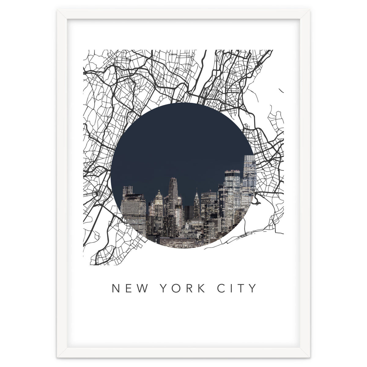 New York City Streets Collage