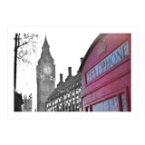 London Big Ben Red Phone Booth  (Print Only) thumbnail
