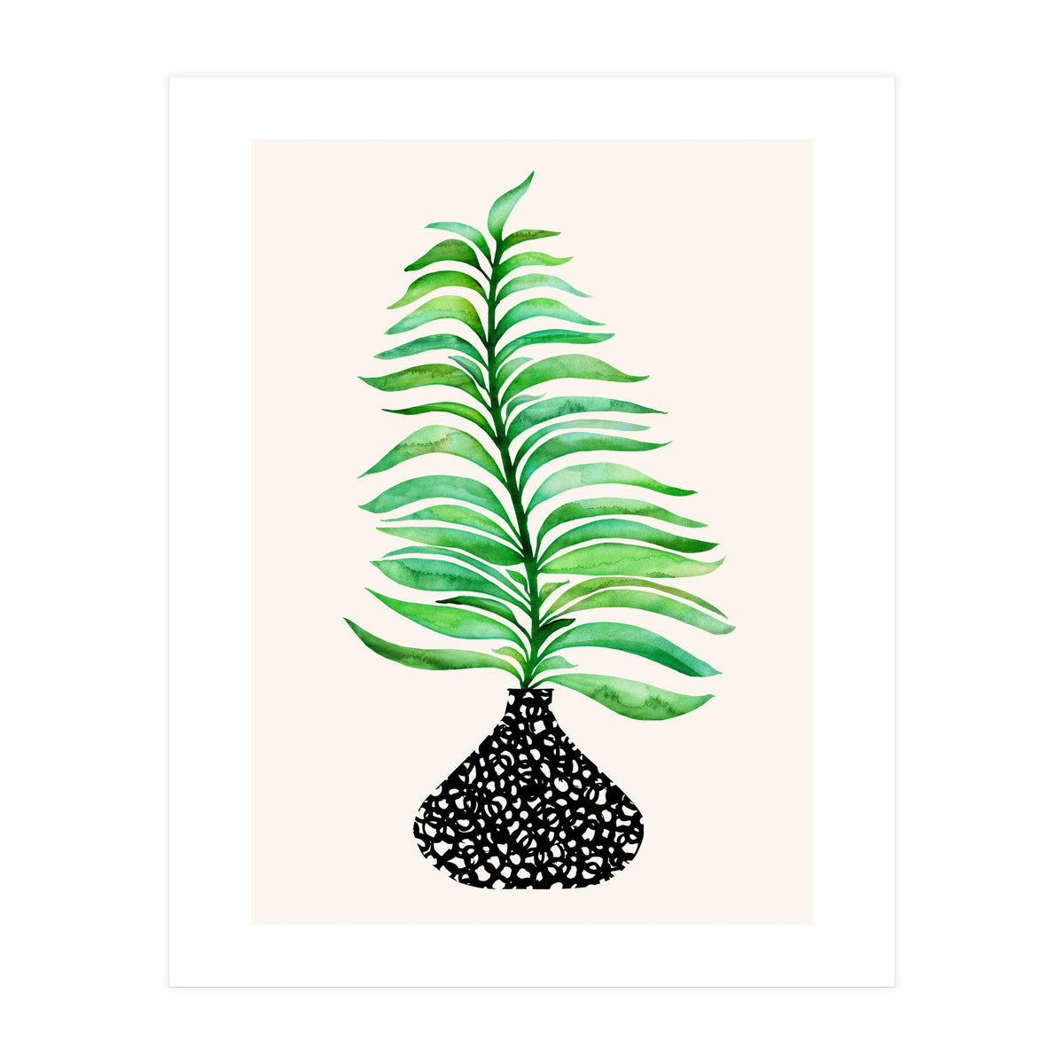 Tropical Leaf Study (Print Only)