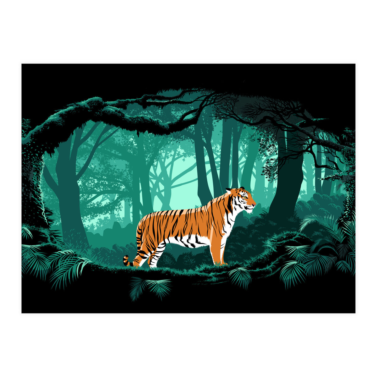 Jungle Tiger (Print Only)