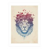 Floral Lion III (Print Only) thumbnail