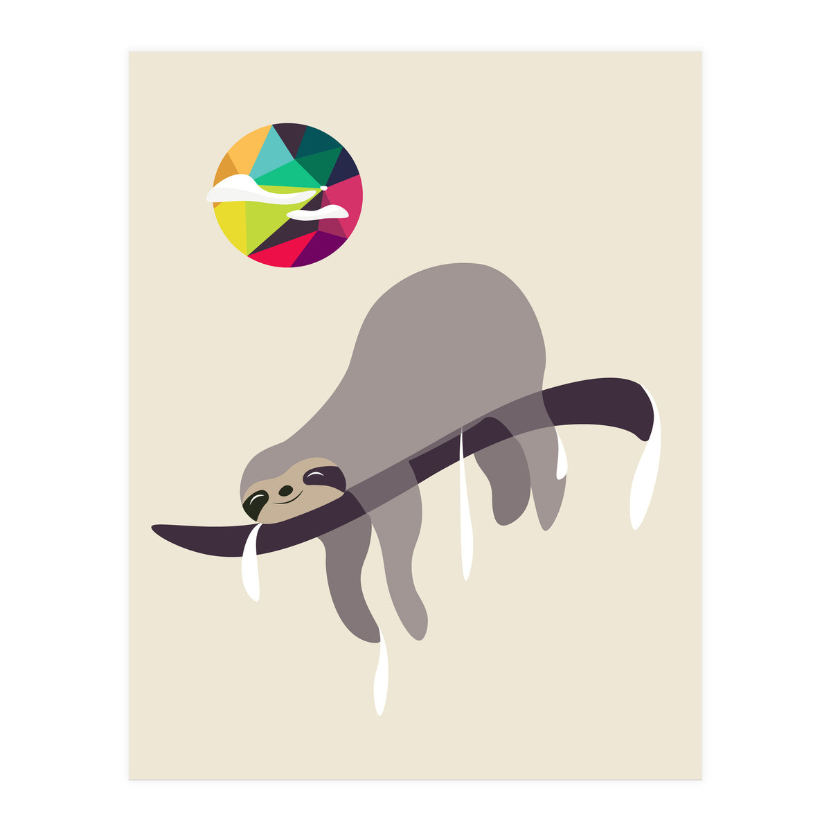 "Sleeping Beauty...Sloth“ (Print Only)