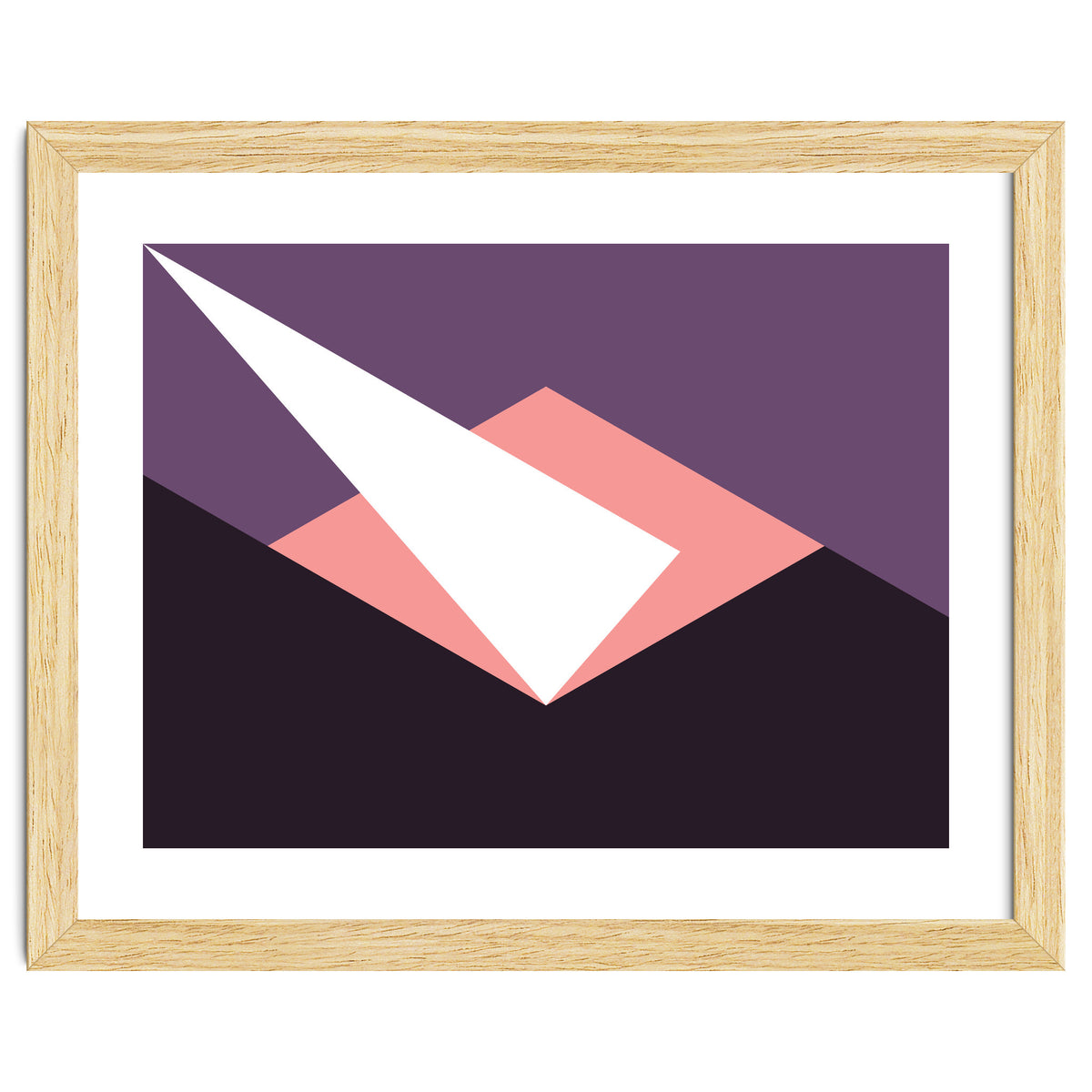 Geometric Shapes No. 59 - pink & purple