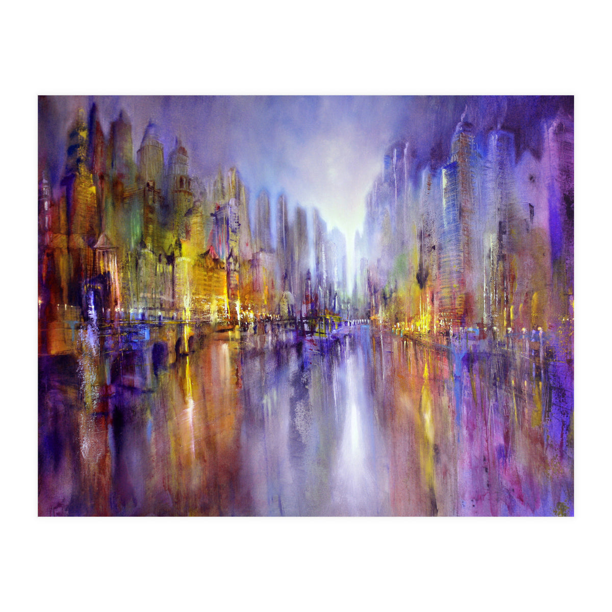 Stadt Am Fluss - city on the riverside (Print Only)