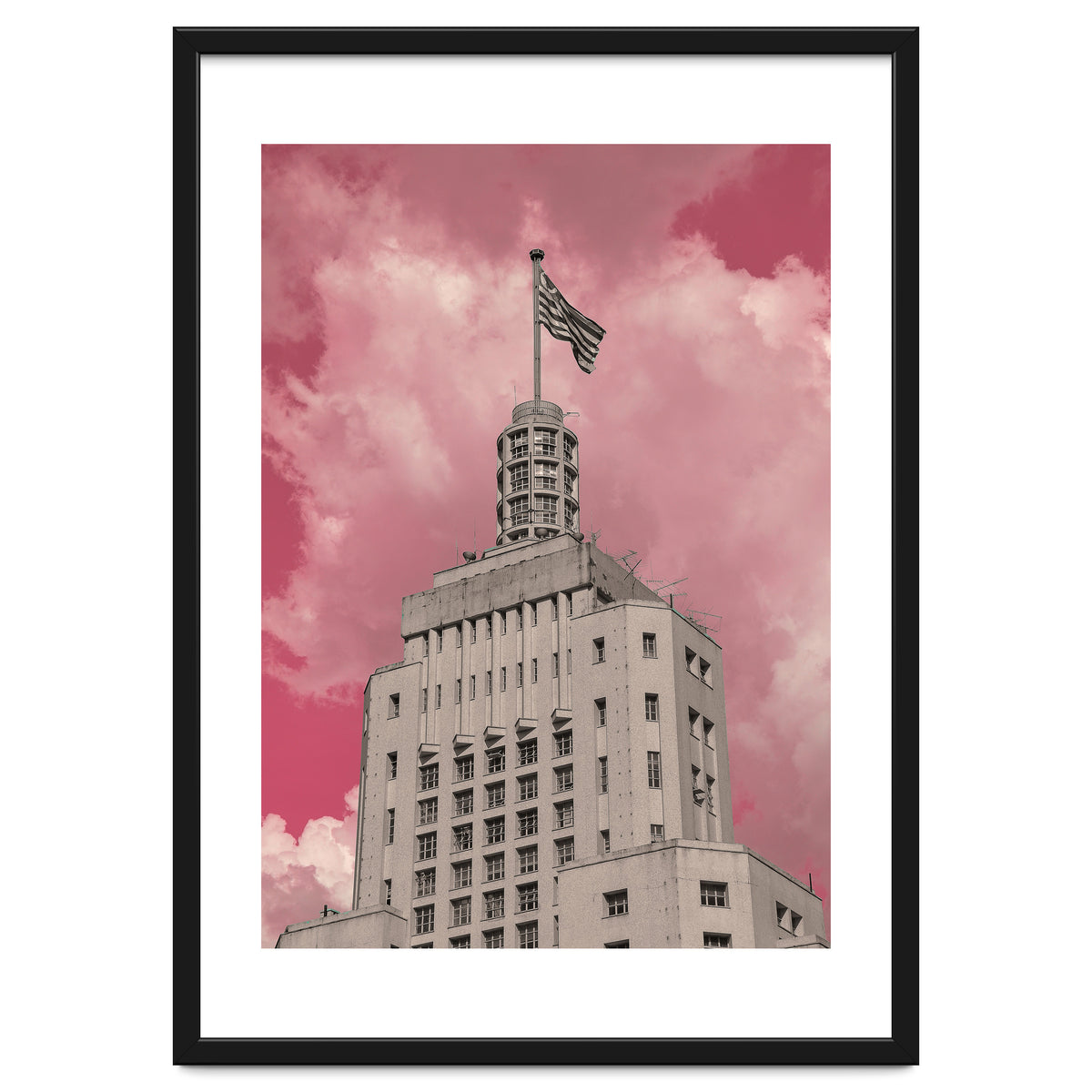 Pink Sky In São Paulo Banespa