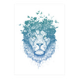 Floral Lion (Print Only) thumbnail