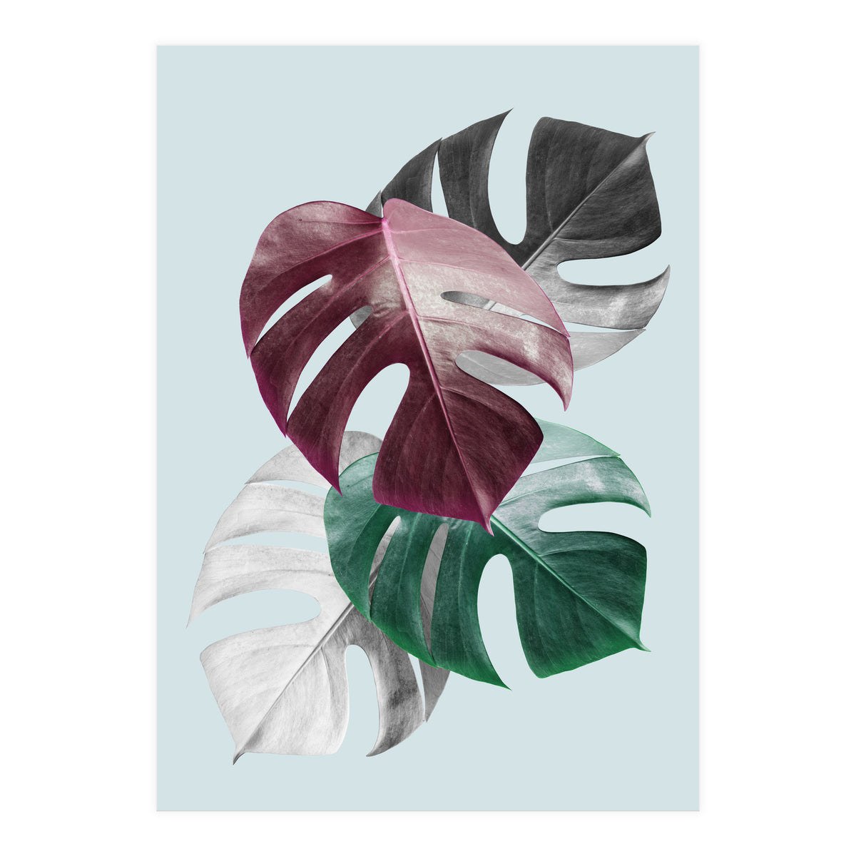 Tropical collage II (Print Only)