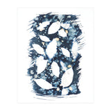 Indigo Blue Botanical Leaves No. 10 (Print Only) thumbnail