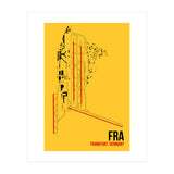 Frankfurt Airport Layout (Print Only) thumbnail