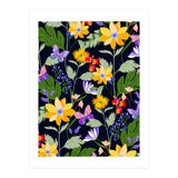 Flowers and butterflies (Print Only) thumbnail