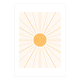 SUN IN LINE - GOLD (Print Only) thumbnail