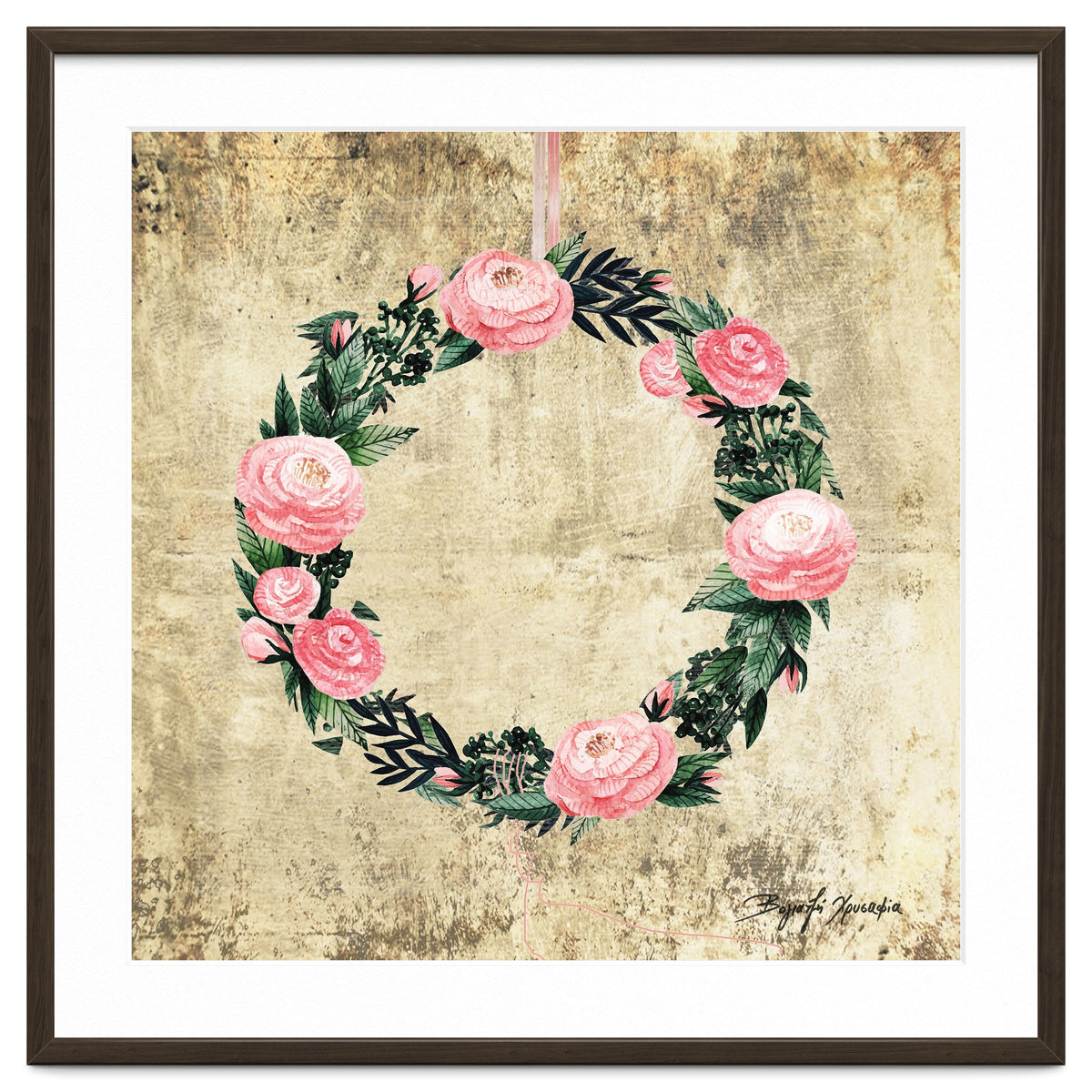 Wreath #Rose Flowers #Royal collection