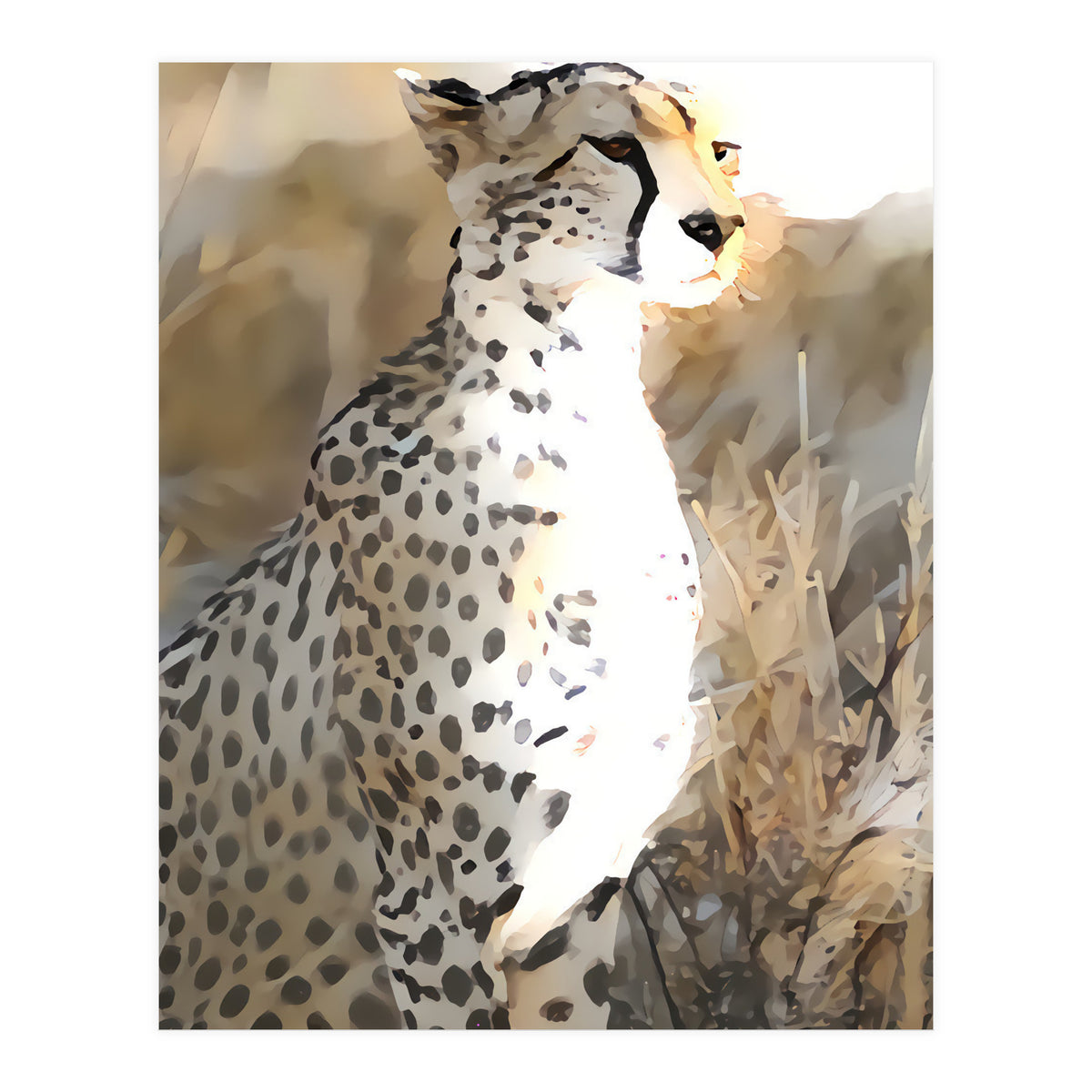Guardian Cheetah (Print Only)