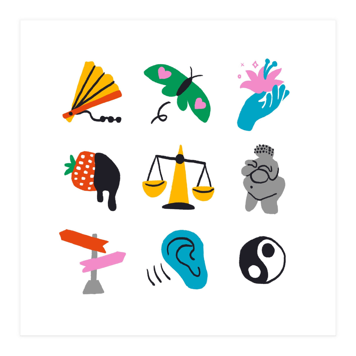 Libra Emoji (Print Only)