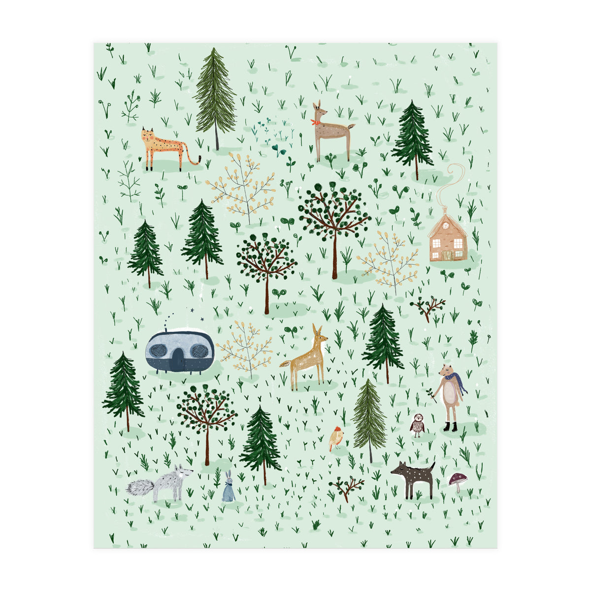 Tiny Forest  (Print Only)