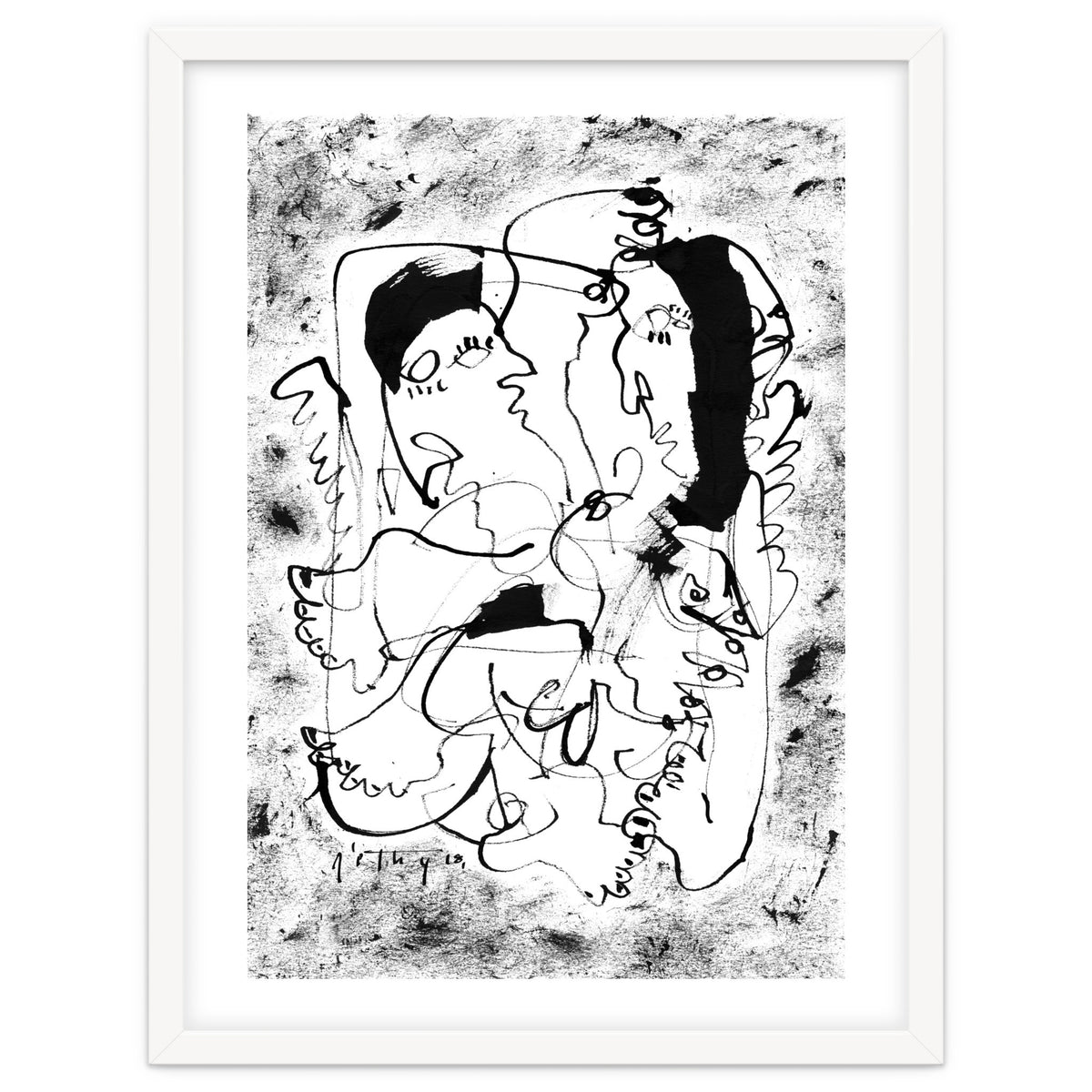 Dancing Forever - b&w