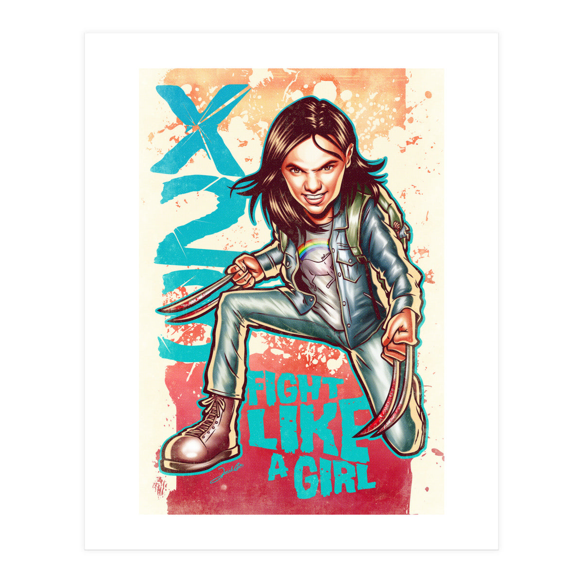 Fight Like A Girl (Print Only)