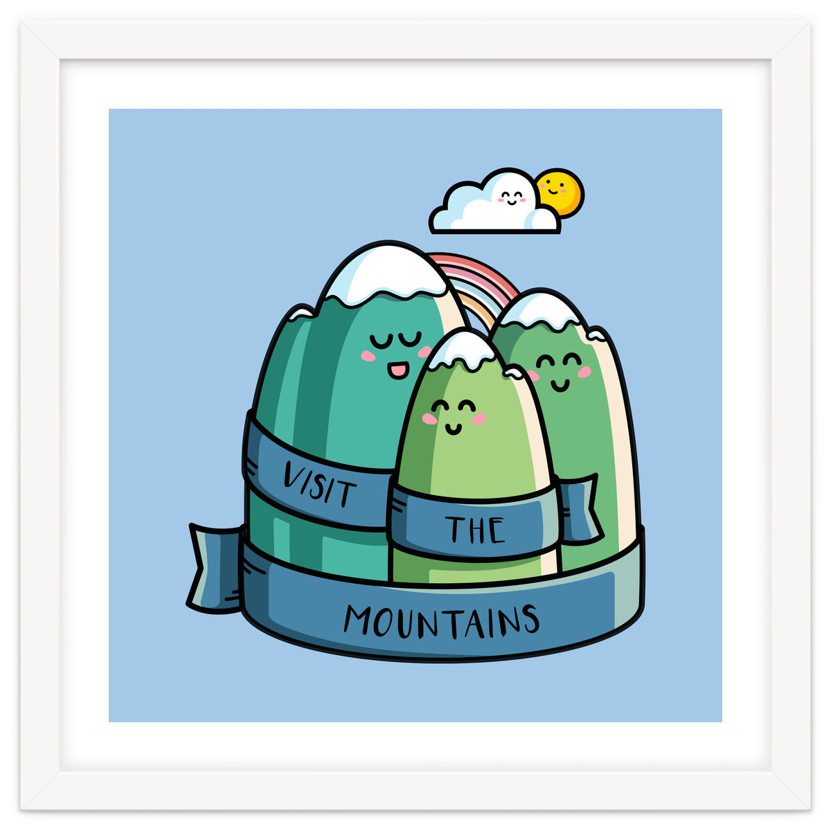 Kawaii Cute Visit the mountains