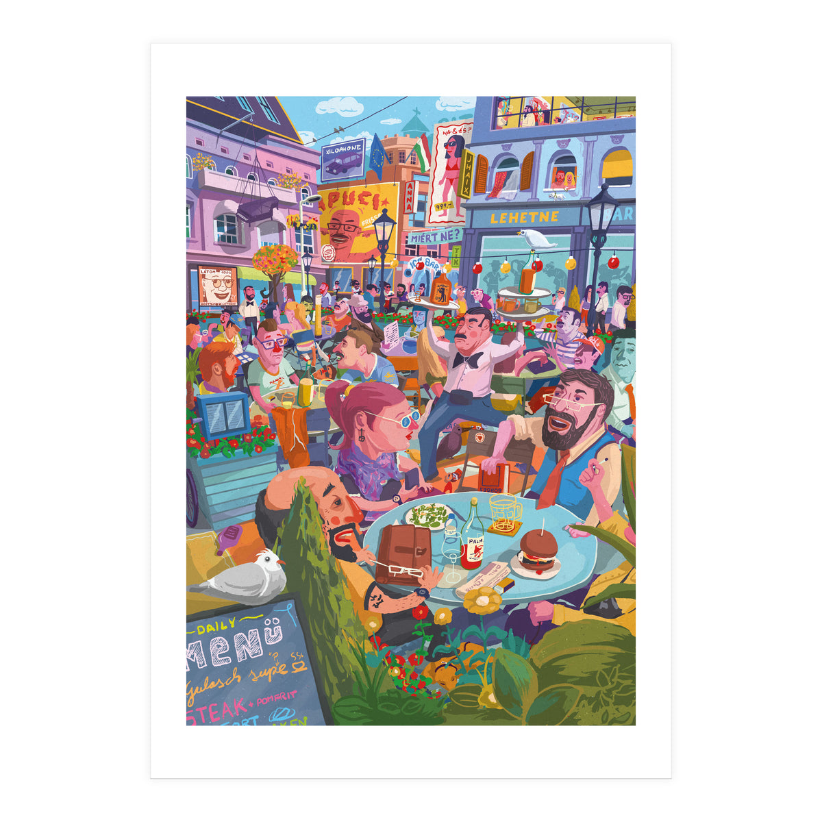 Terrace Budapest (Print Only)