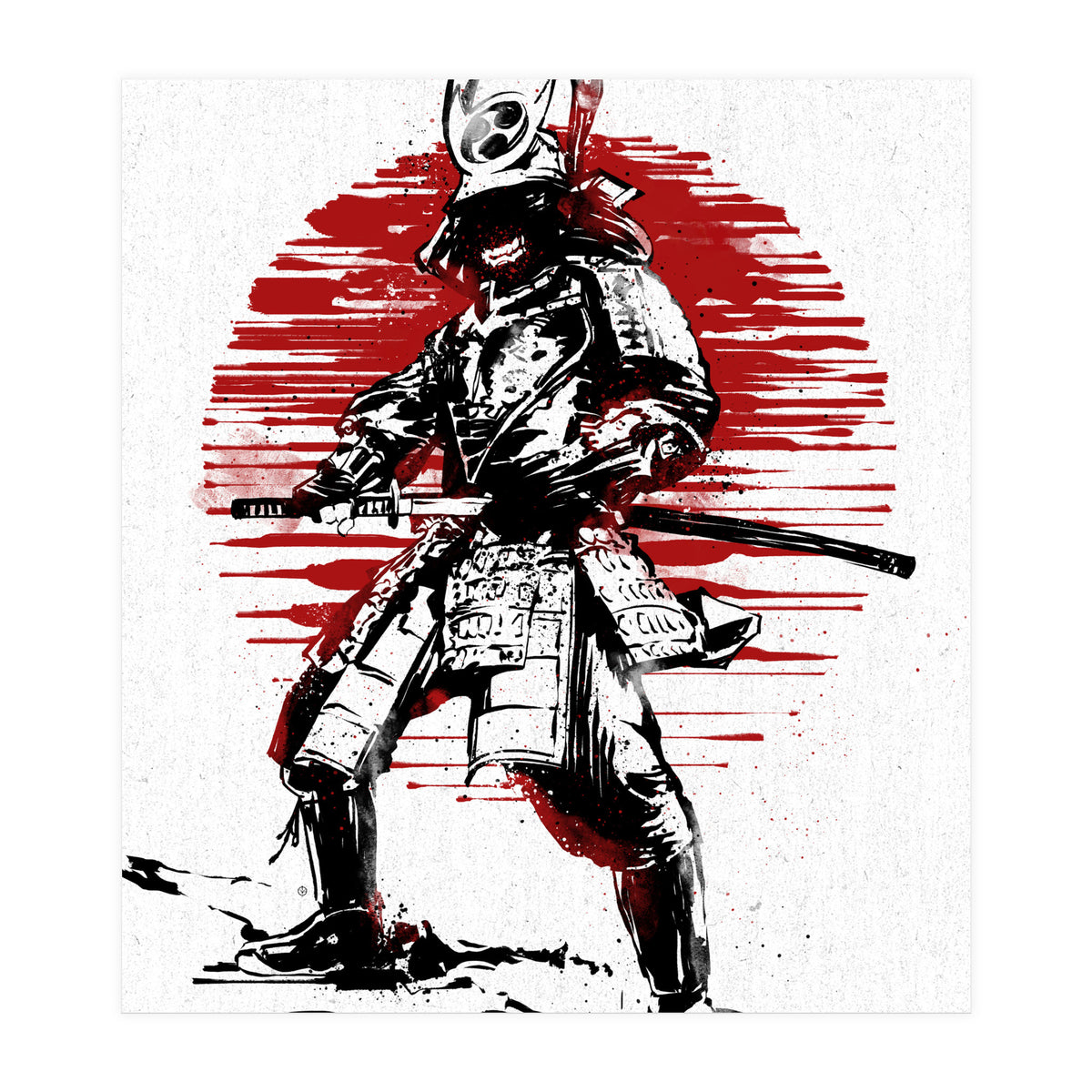 Red Sun Samurai (Print Only)