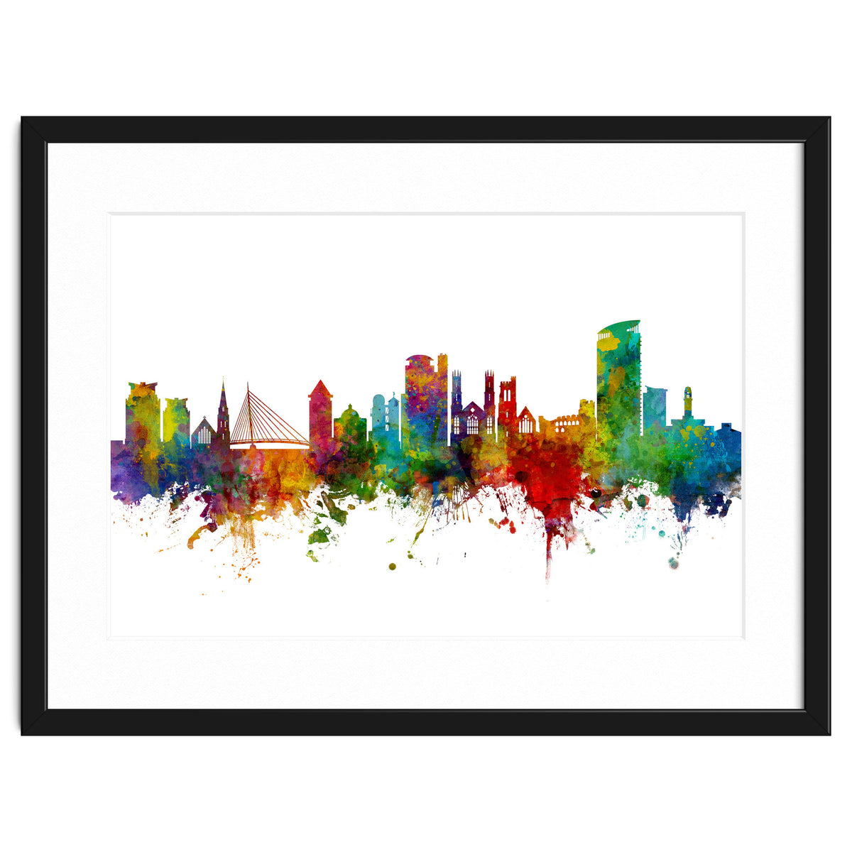 Swansea Wales Skyline