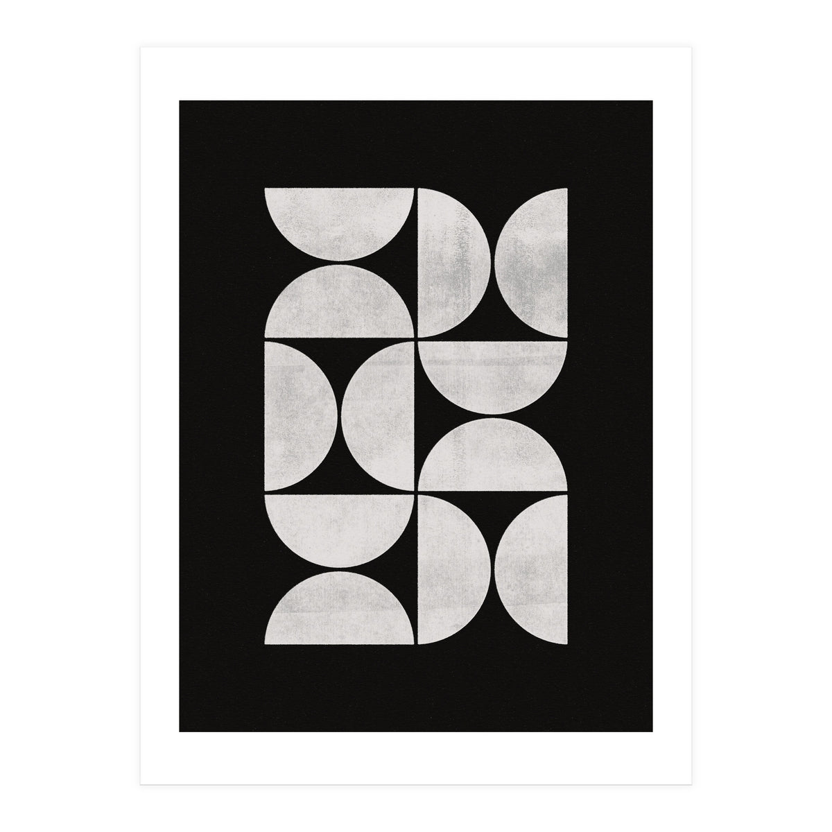 Mid-Century Modern No.31 - Woodblock Print (Print Only)