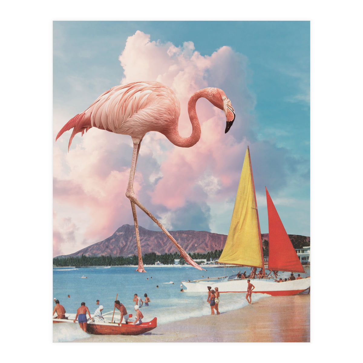Flamingo Playground (Print Only)