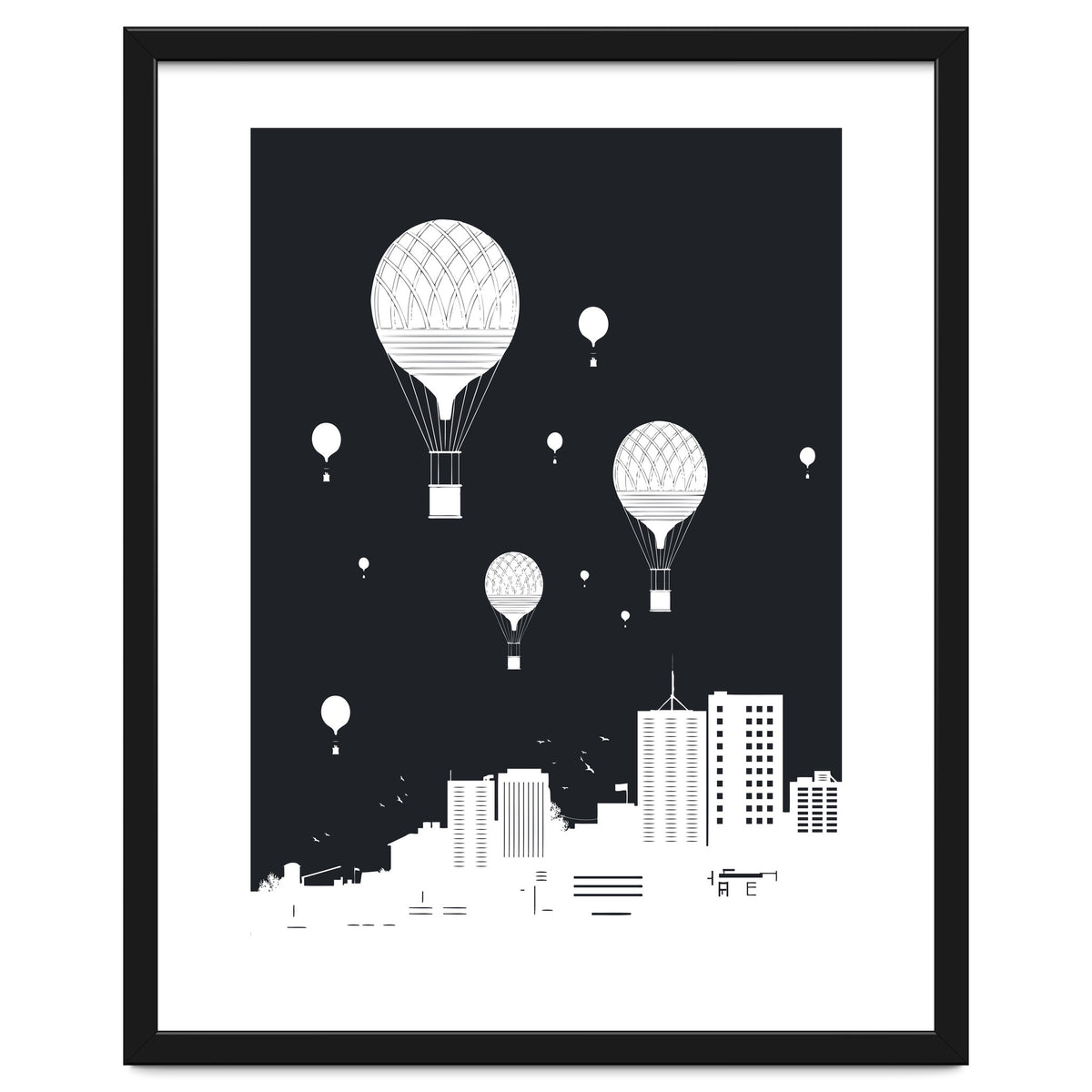 Balloons And The City (dark version)