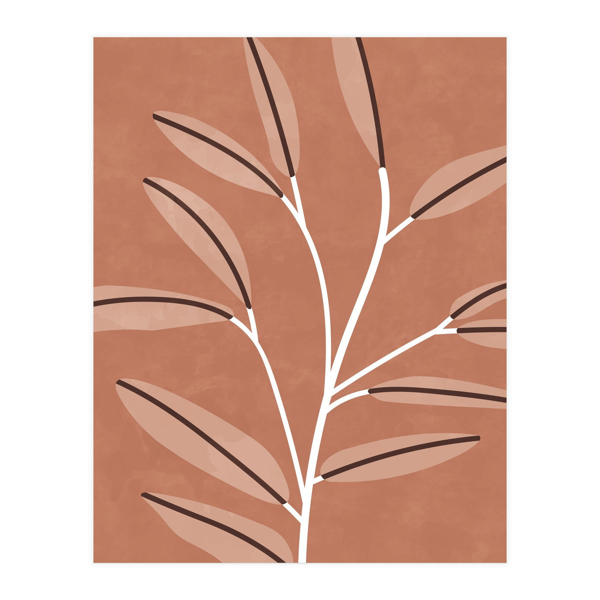 Mid Century Modern Plant (Print Only)