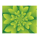 Abstract Green Floral Design 3D ART (Print Only) thumbnail