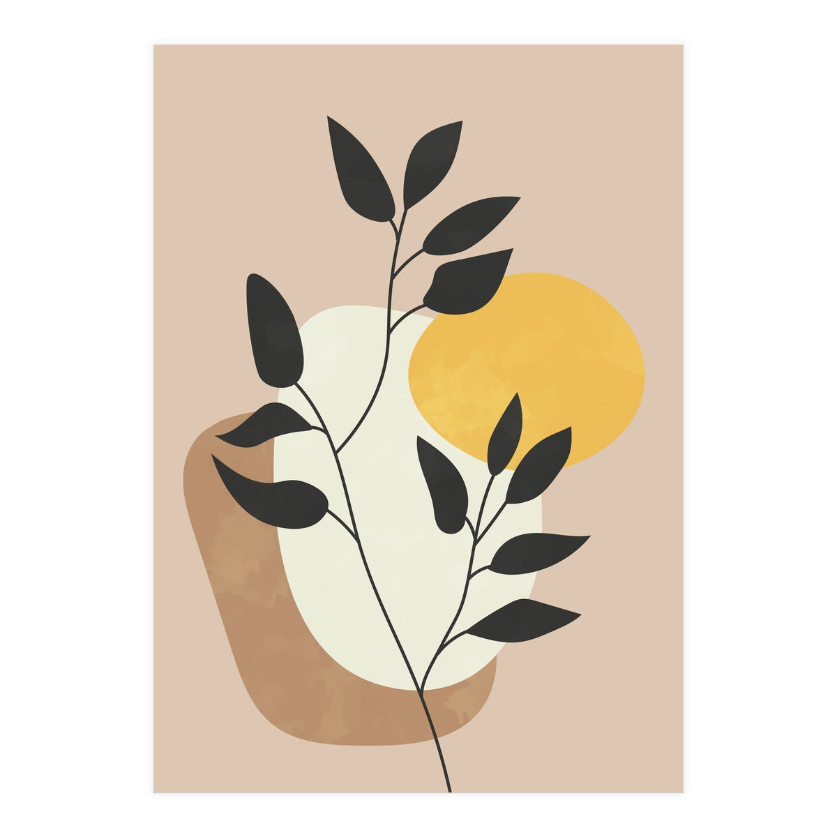 Minimalist Boho Plant (Print Only)