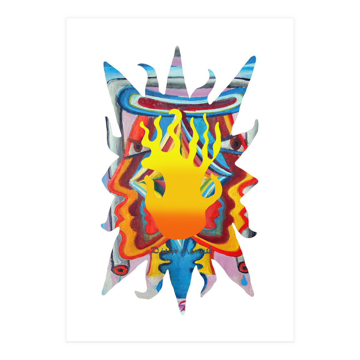 Fuego 14 Copia (Print Only)