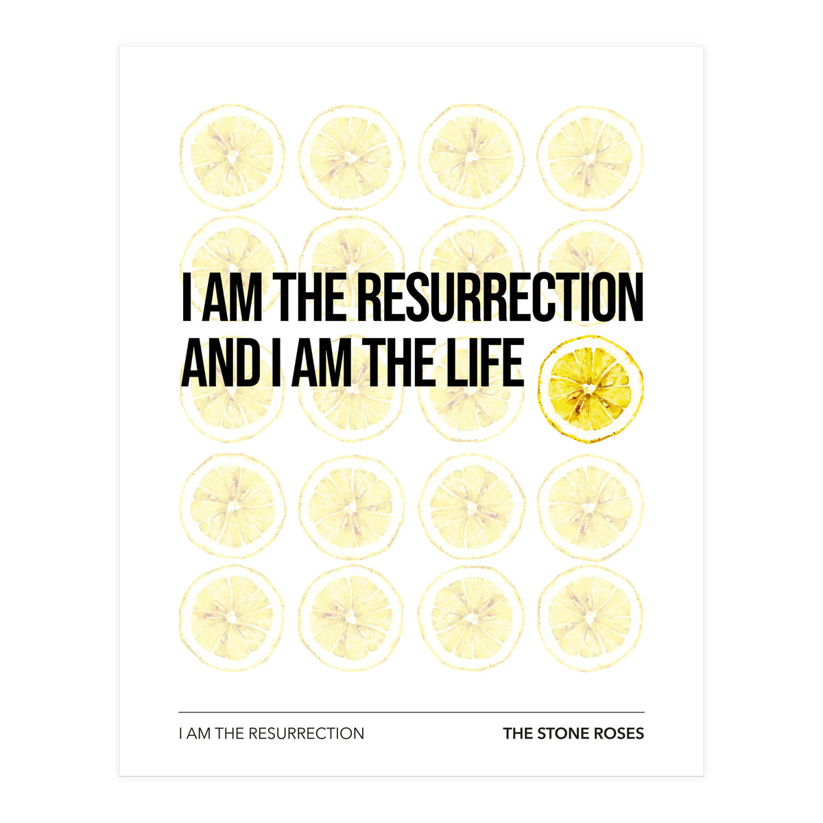 The Stone Roses - I Am The Resurrection (Print Only)