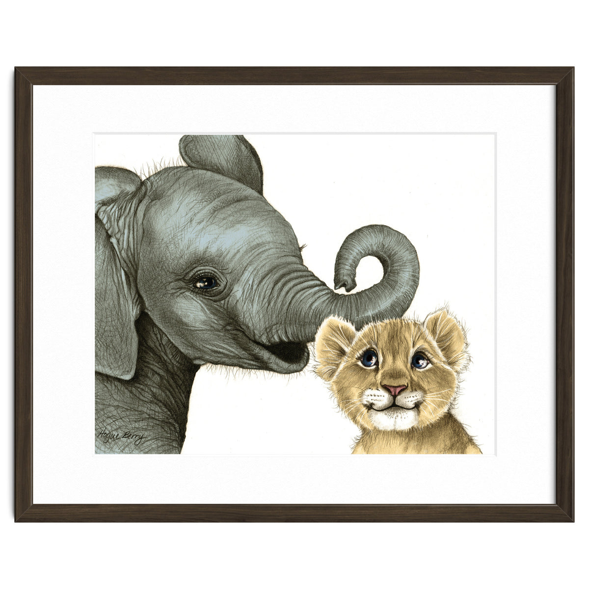 Best Friends, Elephant and Lion