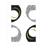 Black & White Abstract No. 7 | gold (Print Only) thumbnail