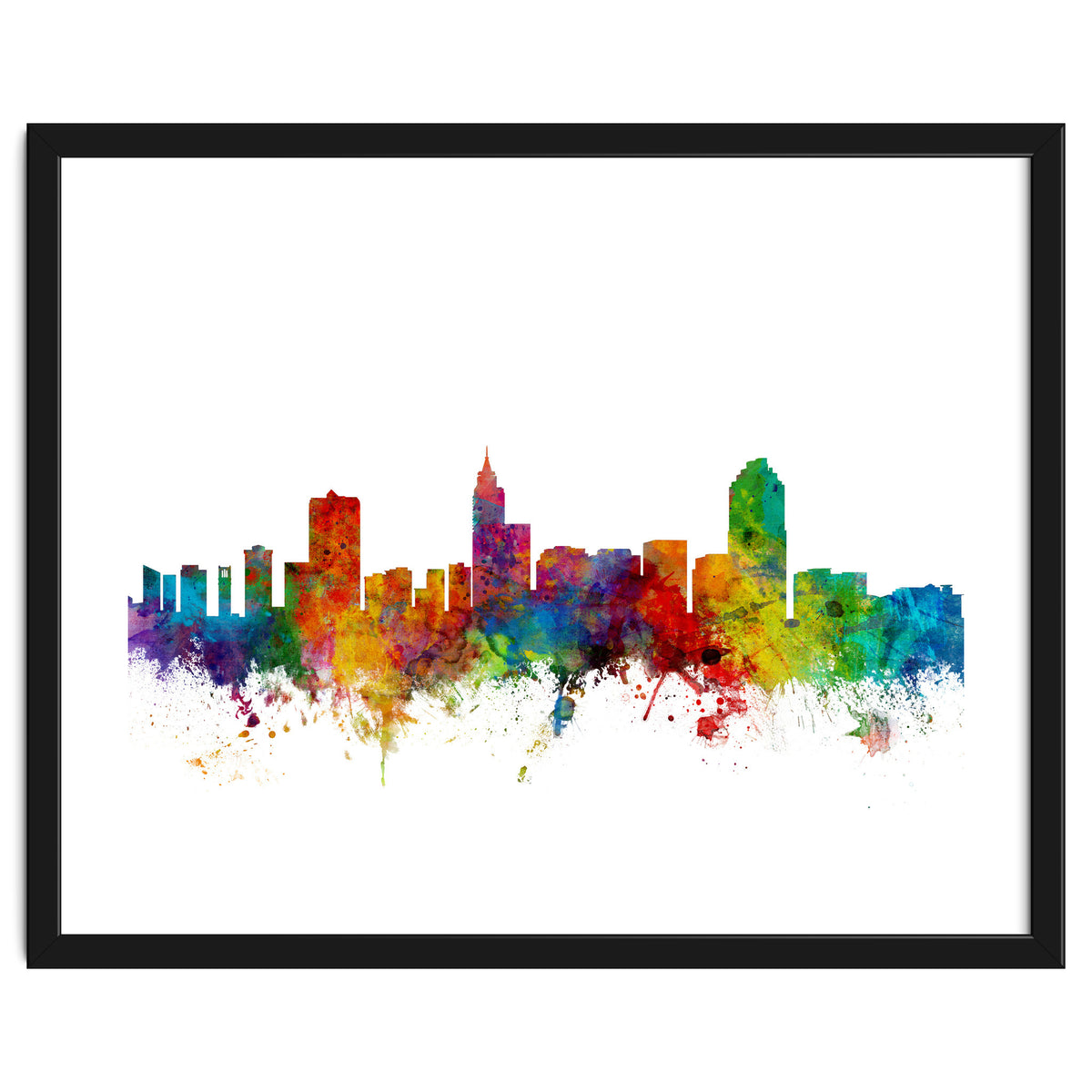 Raleigh North Carolina Skyline