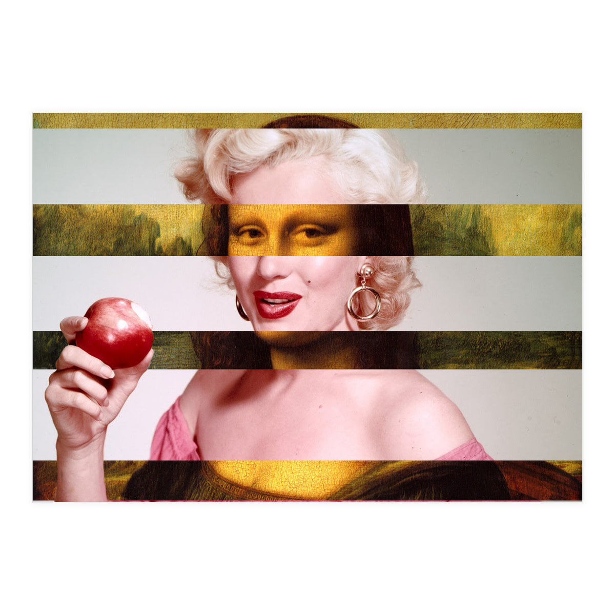 Leonardo Da Vinci's "Mona Lisa" & Marylin Monroe (Print Only)