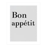 Bon Appétit, Grey (Print Only) thumbnail