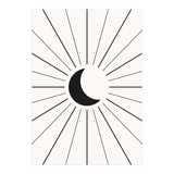 MOON IN LINES - BLACK (Print Only) thumbnail