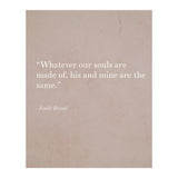 Whatever Our Souls Are Made Of By Bronte (Print Only) thumbnail
