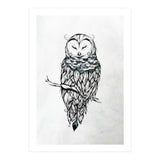 Poetic Snow Owl (Print Only) thumbnail