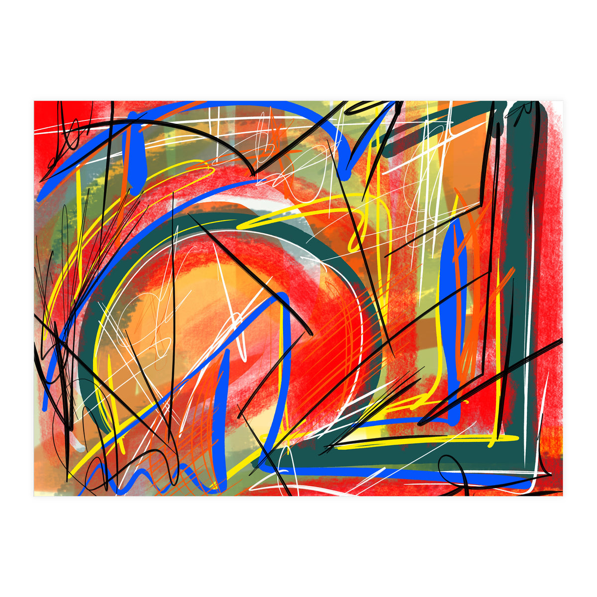 Red Happy (Print Only)