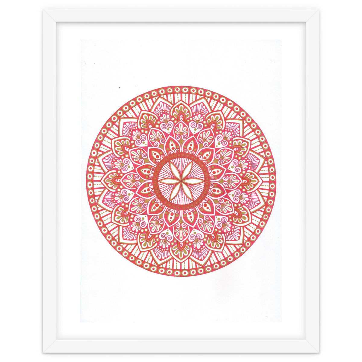 Red & Gold Mandala